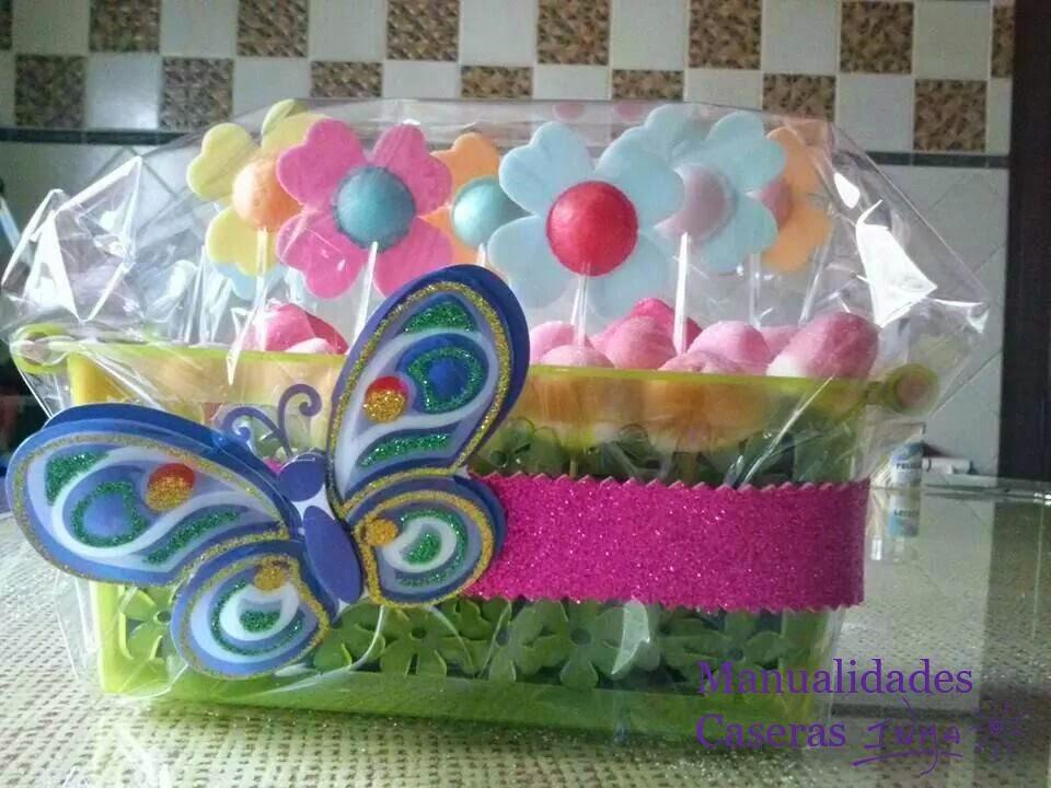 Manualidades Caseras Faciles Cestas de chuches 