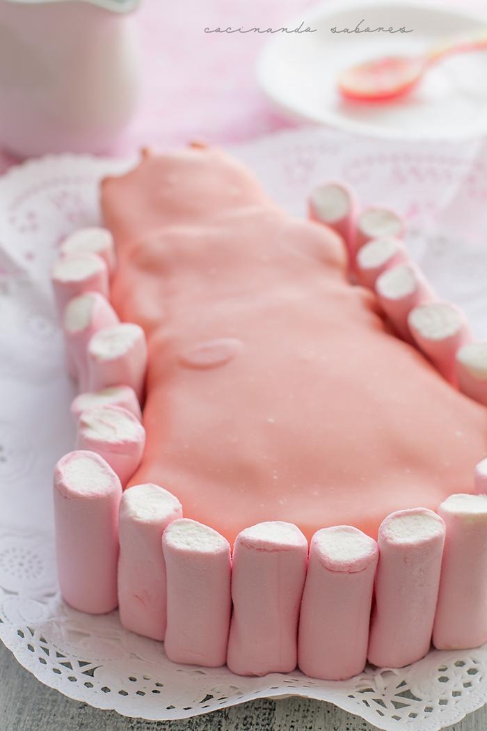 tarta princesa pantera rosa