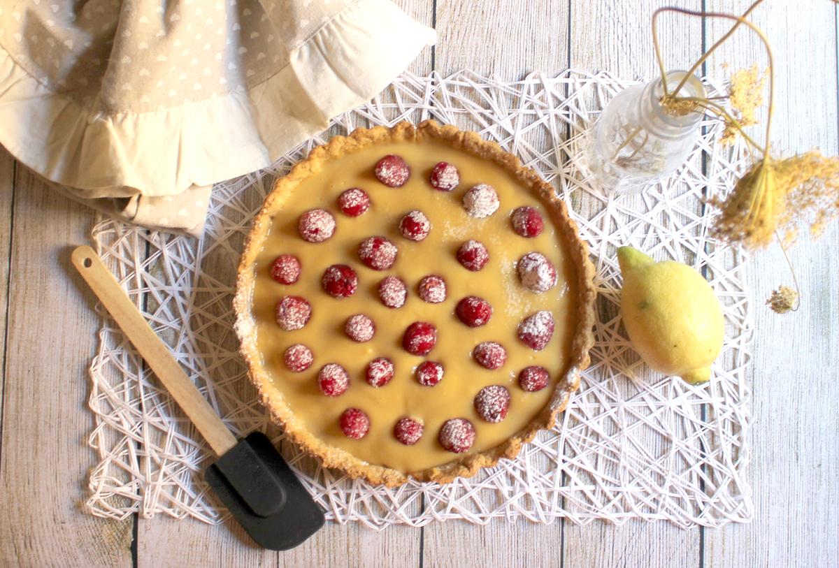 Pie Limon y Frambuesa