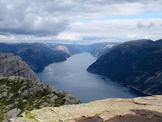 Lyserfjord desde Preikestolen