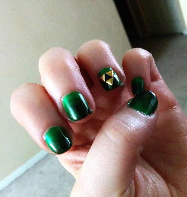 la leyenda de zelda uñas