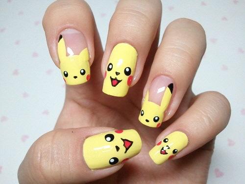 pikachu uñas