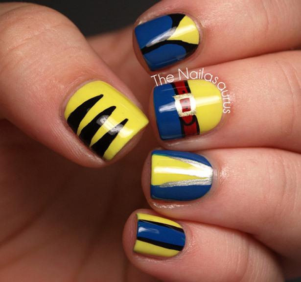 wolverine nail art