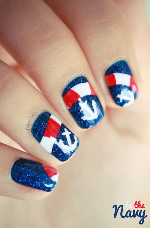 diseño uñas de mar