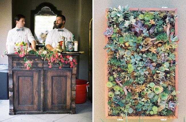 Barra de cocktails boda