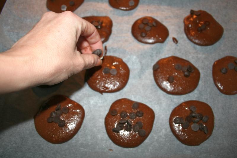 04.gotas para cookies de chocolate