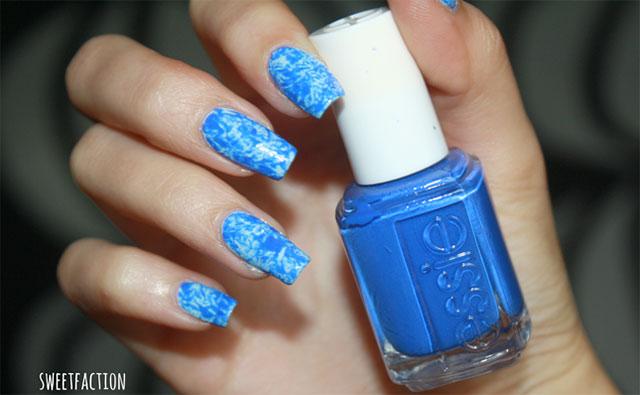 Técnica Saran Wrap paso a paso nail art