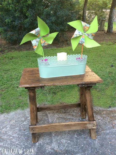 Molinillos en la mesa