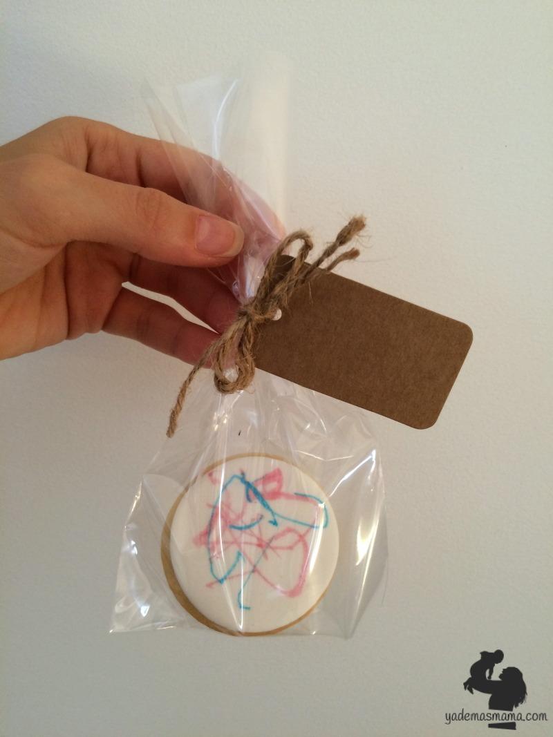 galleta pintada empaquetada