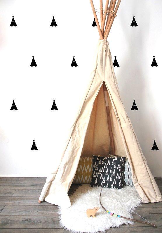Tipi infantil: Un nuevo must a tener en cuenta para las habitaciones de los más pequeños.