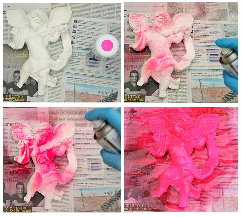 Pasos para pintar con pintura Neón