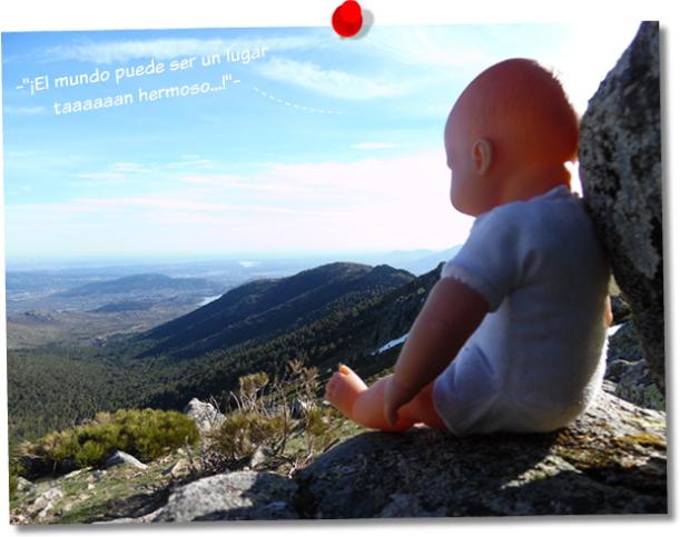 Bebés salvajes en la nieve