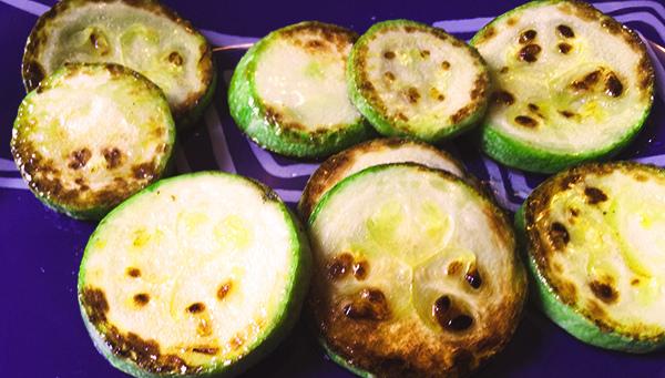 calabacines plancha