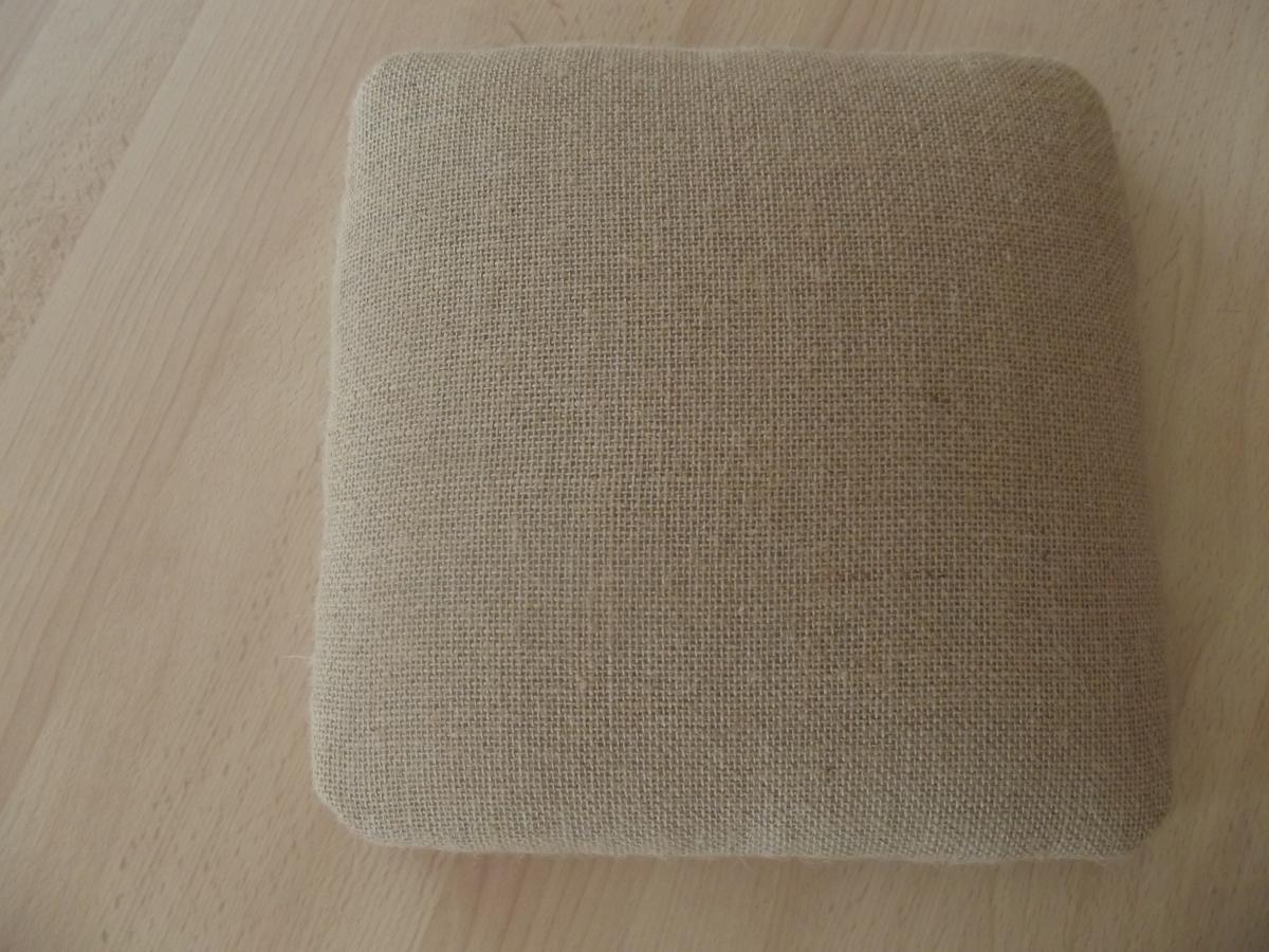 Asiento de tela de arpillera 