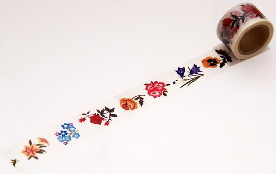 Washi tape Vintage flores