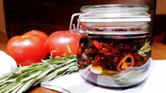 Tomates secos en aceite de oliva