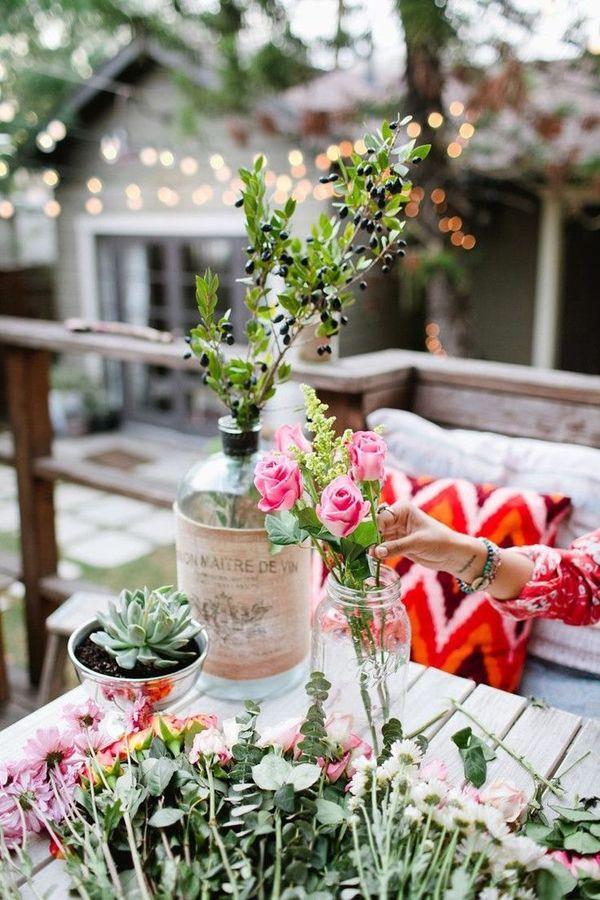 Flower brunch decoration