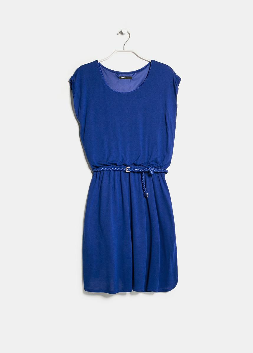 Vestido cinturón trenzado