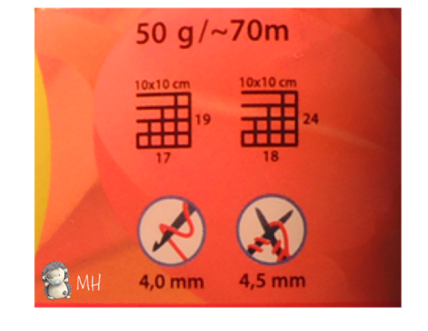 Gorro panda a crochet