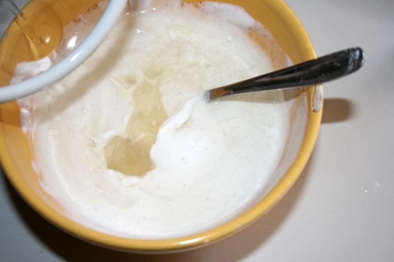 03. Gelatina vertida en mousse de queso en blog de fitness