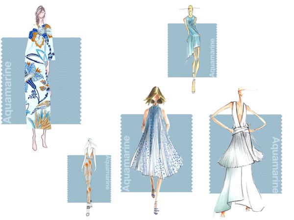aquamarine el color pantone tendencia del verano