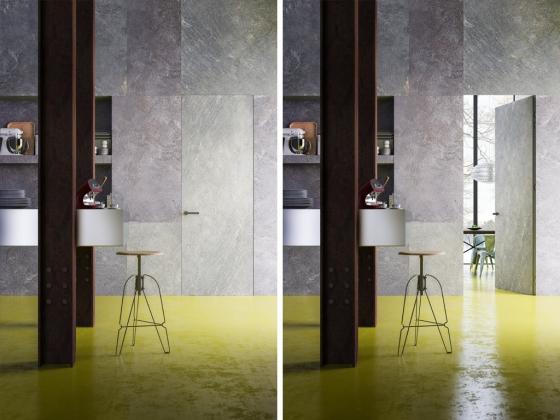 puertas ocultas pared