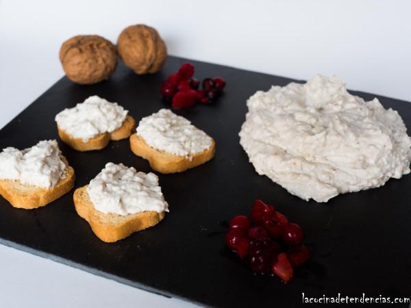 paté de queso azul y nueces