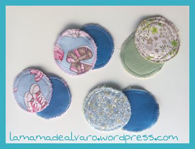 discos de tela lactancia