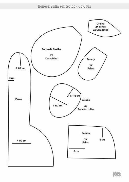 Muñeca julia con patrones 2