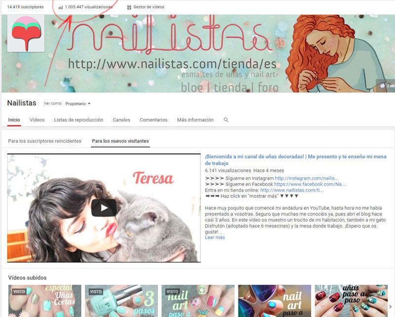 Canal YouTube uñas decoradas nail art paso a paso