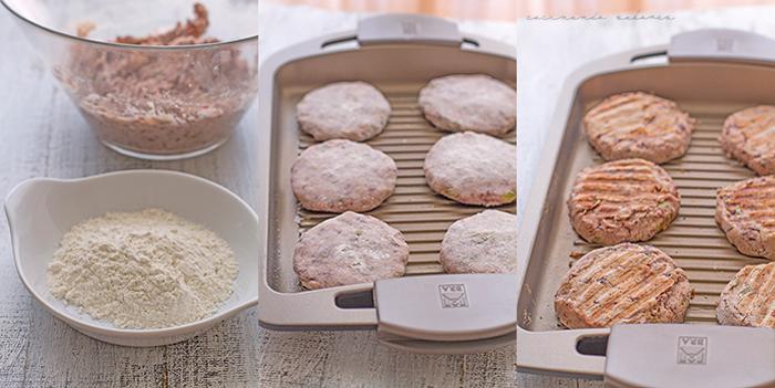 hamburguesas de alubias rojas a la plancha