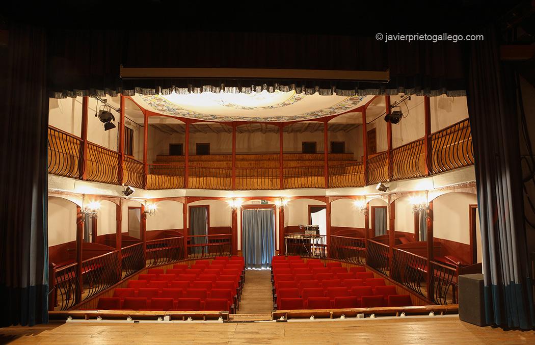 Teatro del Liceo. Inaugurado en 1876. Localidad de Sequeros. Salamanca. Castilla y León. España. © Javier Prieto Gallego