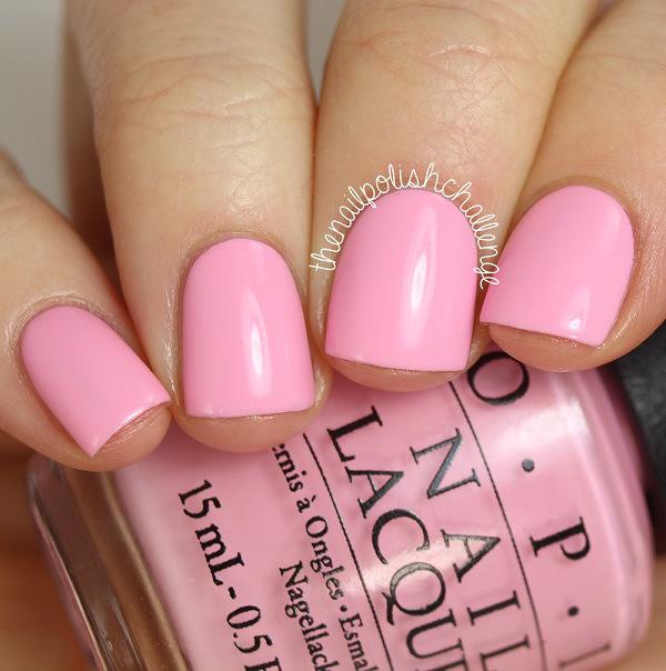 uñas cortas rosadas