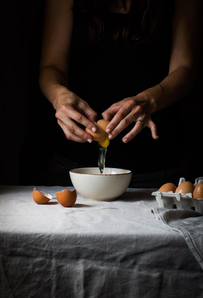Tortilla de Calabacín, Feta y Albahaca