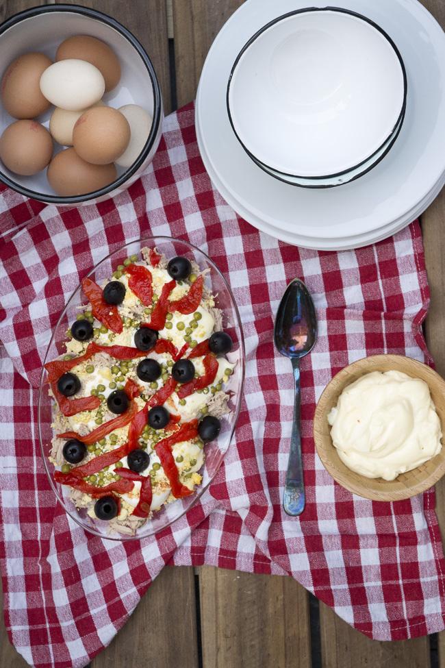 cómo hacer huevos rellenos