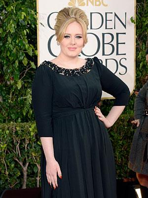 Peinados de fiesta de la cantante adele