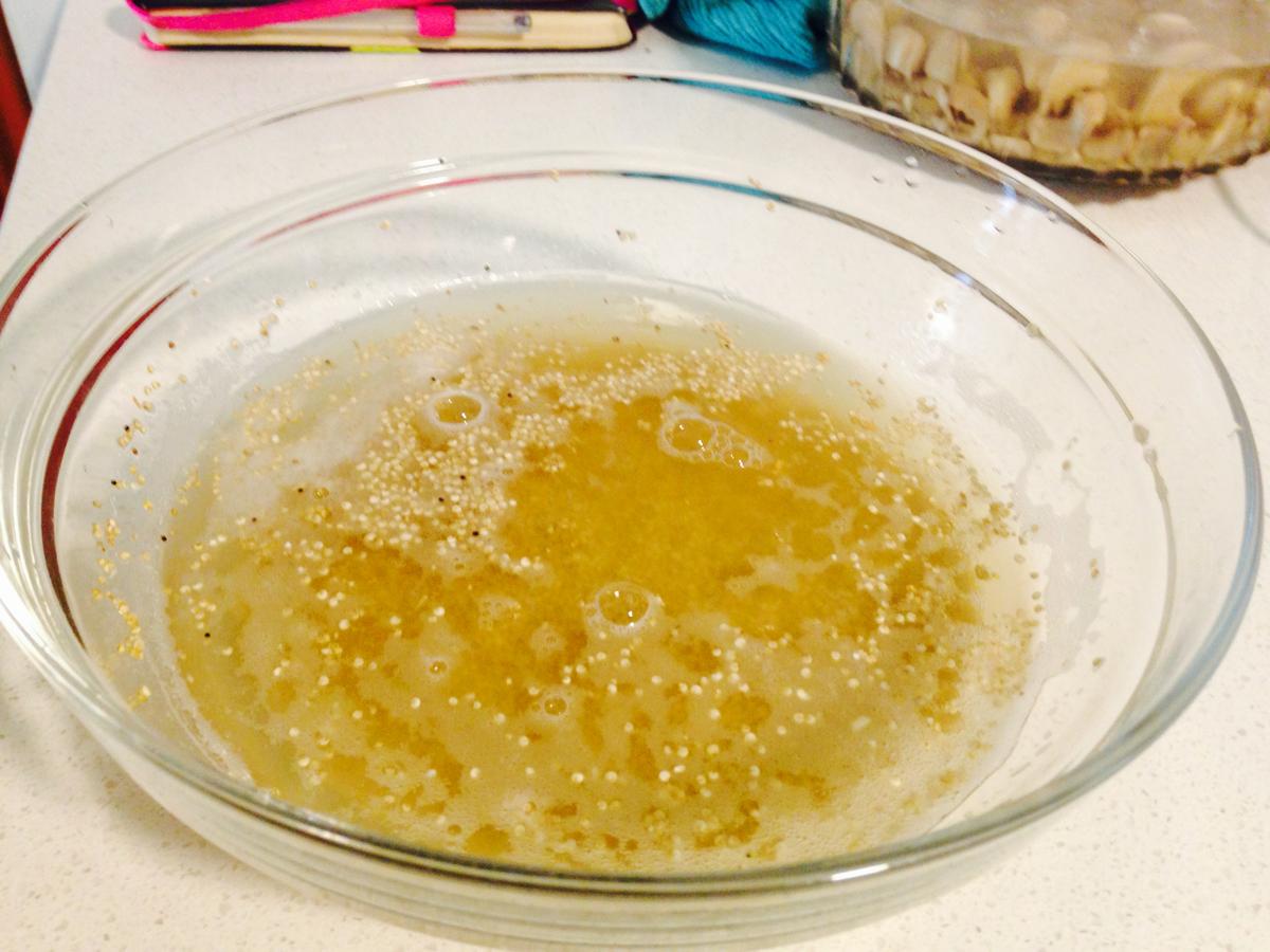 quinoa remojada