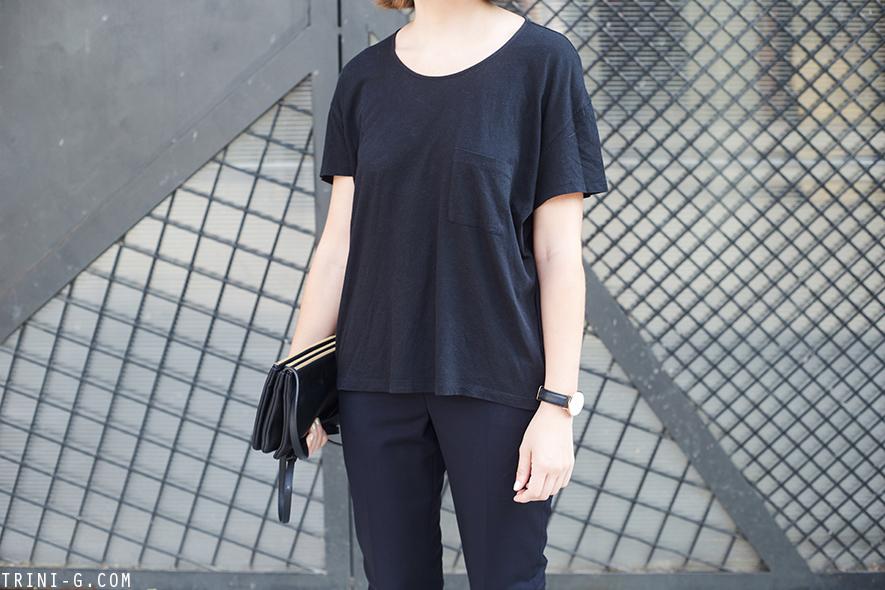 Trini | J Crew mules Céline sunglasses