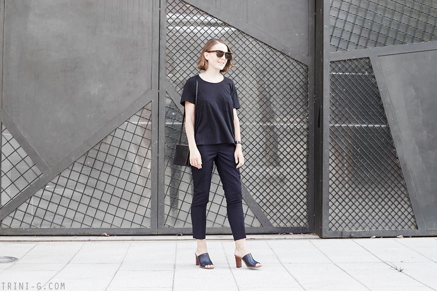 Trini | J Crew mules Céline sunglasses