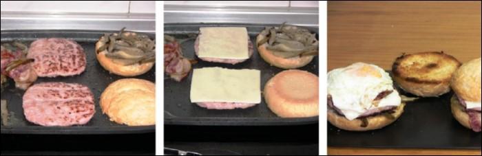 Hamburguesa-de-pollo-con-setas-y-huevo-paso-a-paso-002