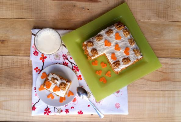 pastel de zanahoria