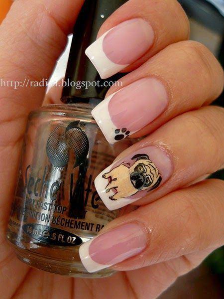 diseño de uñas de perritos