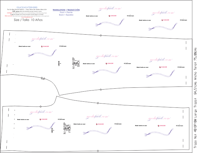 Trazo de Conjunto Infantil para Deportes