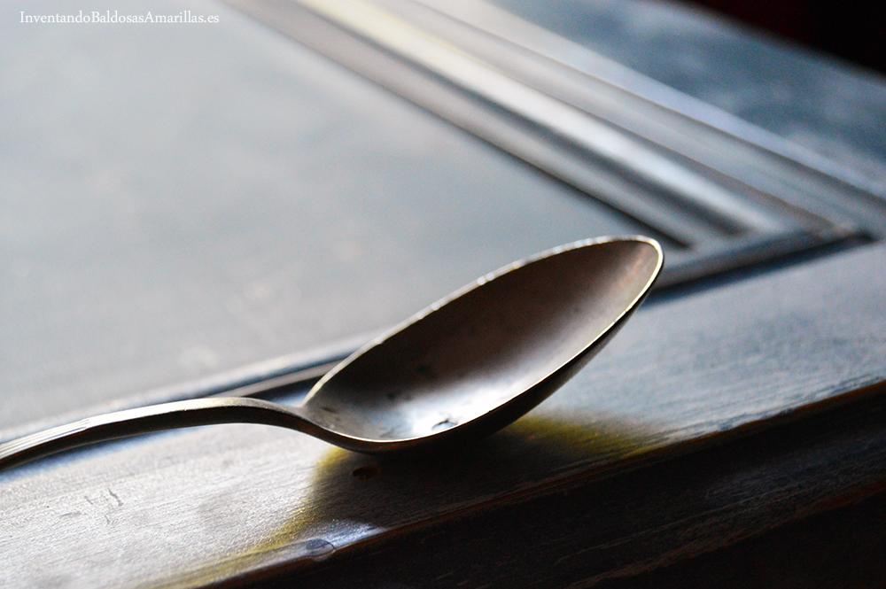 cuchara antigua de tirador