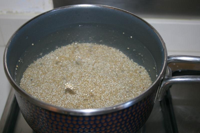 01. Receta fitness y quinoa a hervir