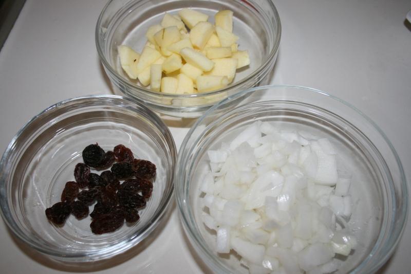 02. Receta fitness con cebolla y pasas