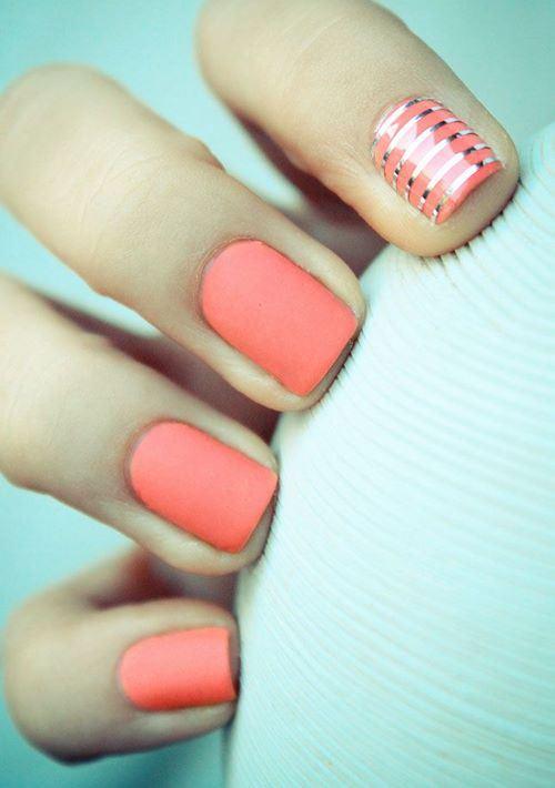 uñas faciles con cintas