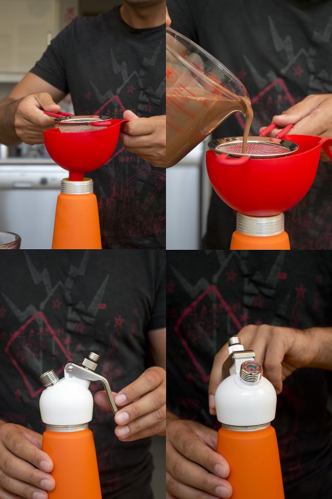 como usar un sifon de cocina paso 1