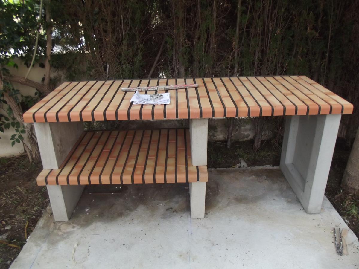 instalación de una barbacoa