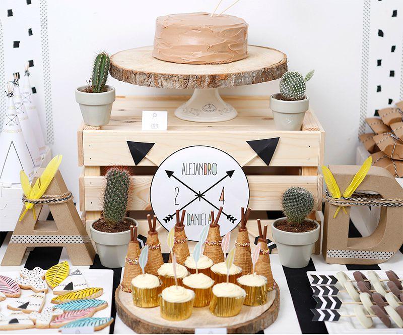 fiesta infantil little indians - All Lovely Party